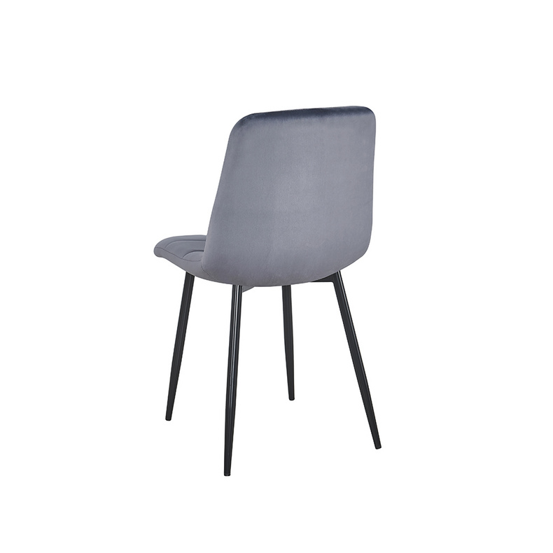 Hot sale Modern Luxury Restaurant Chair,Cheap French Grey Velvet Dining Chair