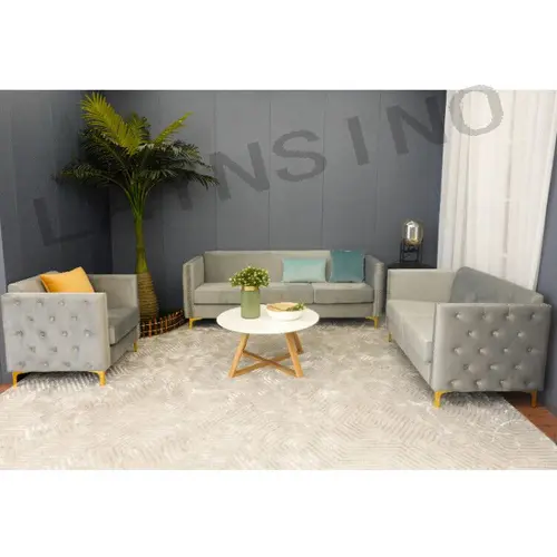 Designs Lounge Home Furniture Sofa Set Cheap Living Room Velvet 3 2 1 Modern Corner Sofa