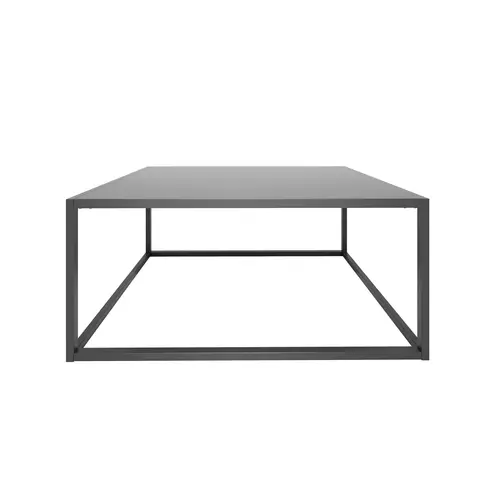 black steel coffee table