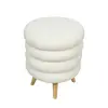 Lamb cashmere stool