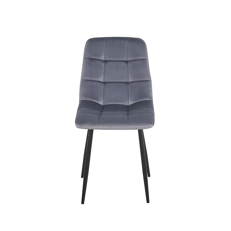 Hot sale Modern Luxury Restaurant Chair,Cheap French Grey Velvet Dining Chair