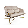 Furniture Living Room Sofa Leisure 2 Seat Design Luxury Sofa