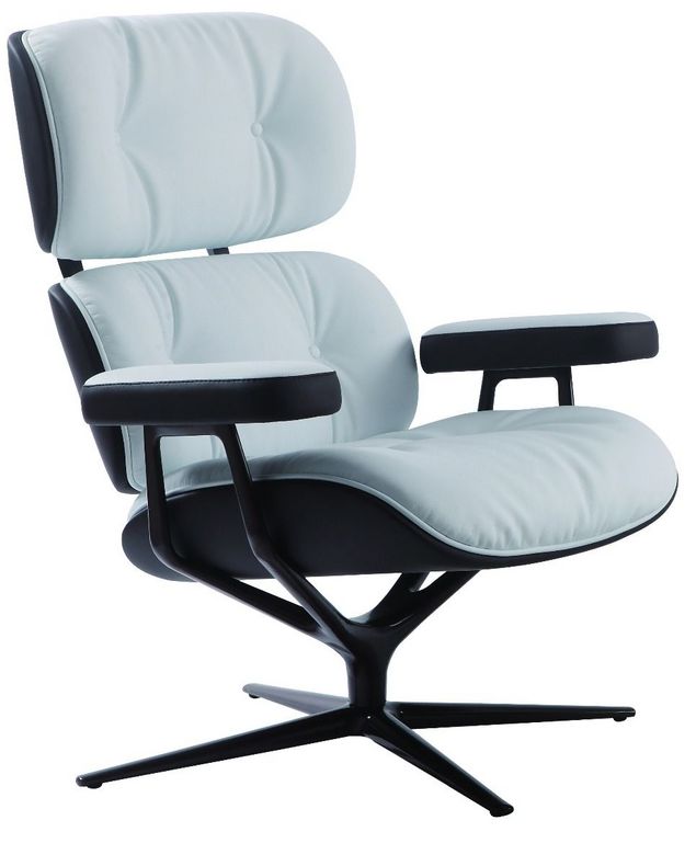 B338-2-D Modern Office Leather Leisure Chair