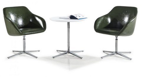 Model B330 Modern Stylish Light Luxury Leather Leisure Swivel Chair
