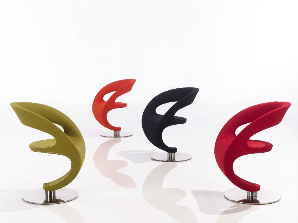 B269 Fashion Irregular Shape Leisure Swivel Chair