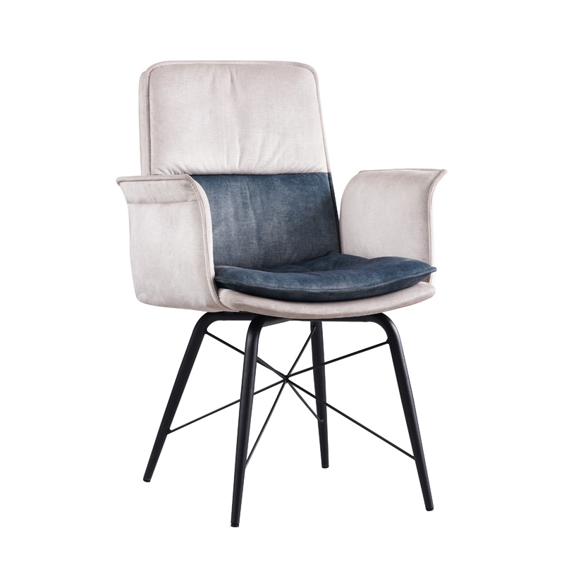 White Two Tone Dining Chairs-FYC327