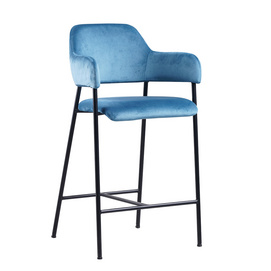 Blue Bar Stools With Backs-FYC185