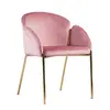 Pink Dining Chairs Golden--FYC146