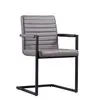 Grey Chrome Dining Chairs-FYC041