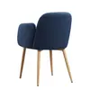 fabric dining chair metal leg-FYC311