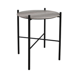 JF1228KD-X3 Side table combination of white oak and black