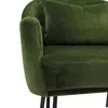 Unique Design Metal Tube Led Living Room Dining Room Luxury Classic Velvet Chair