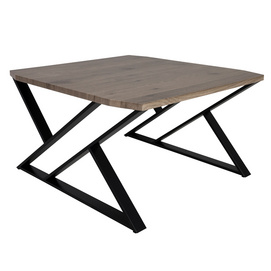 JF1220KD-X2 Coffee table combination of taupe brown pine and black