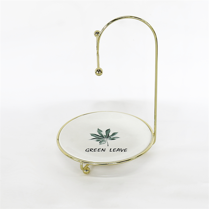 Storage Rack With Marble Pattern Jewelry Tray Base Jewelry Rack