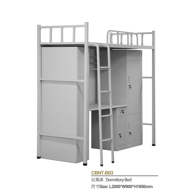 Used School Furniture Library Office White Metal Furniture Bunk Bed