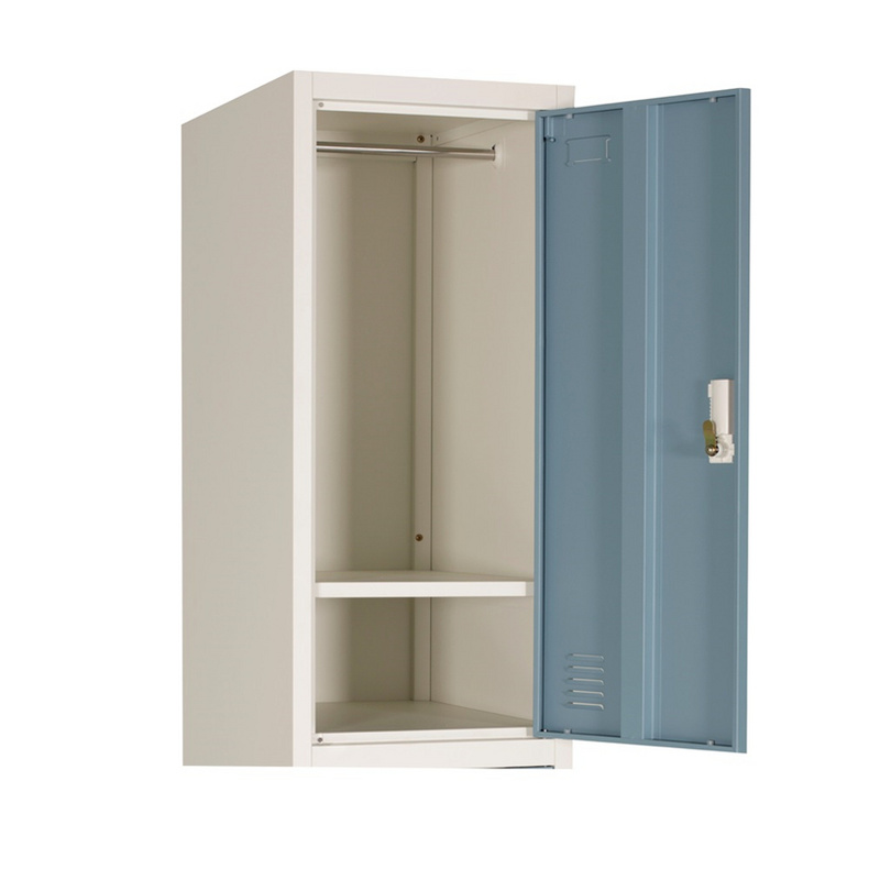 Single Door Clothing Steel Locker/Wardrobe Metal Staff Lockers