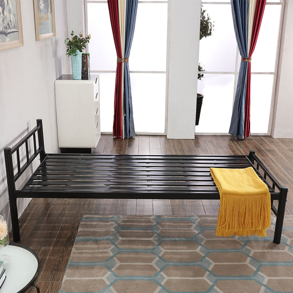 Factory direct metal mesh frame bed gold military bunk