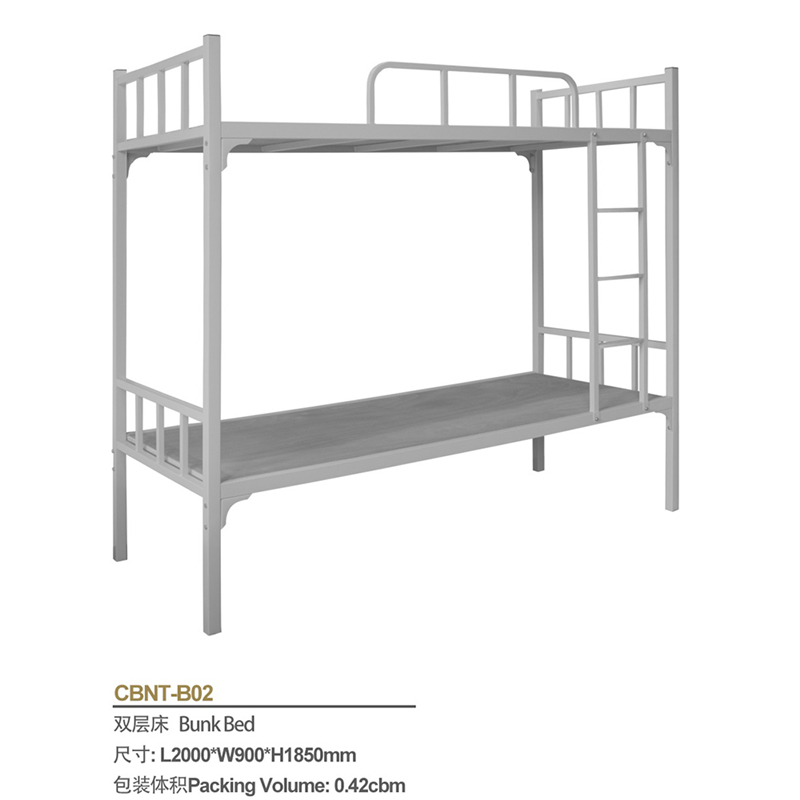 Used School Furniture Library Office White Metal Furniture Bunk Bed