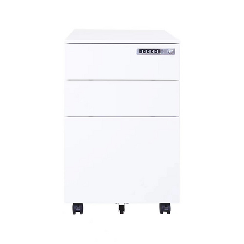 Mobile Pedestal Cabinet A4 File Cabinet 3 Drawer Mobile Pedestal