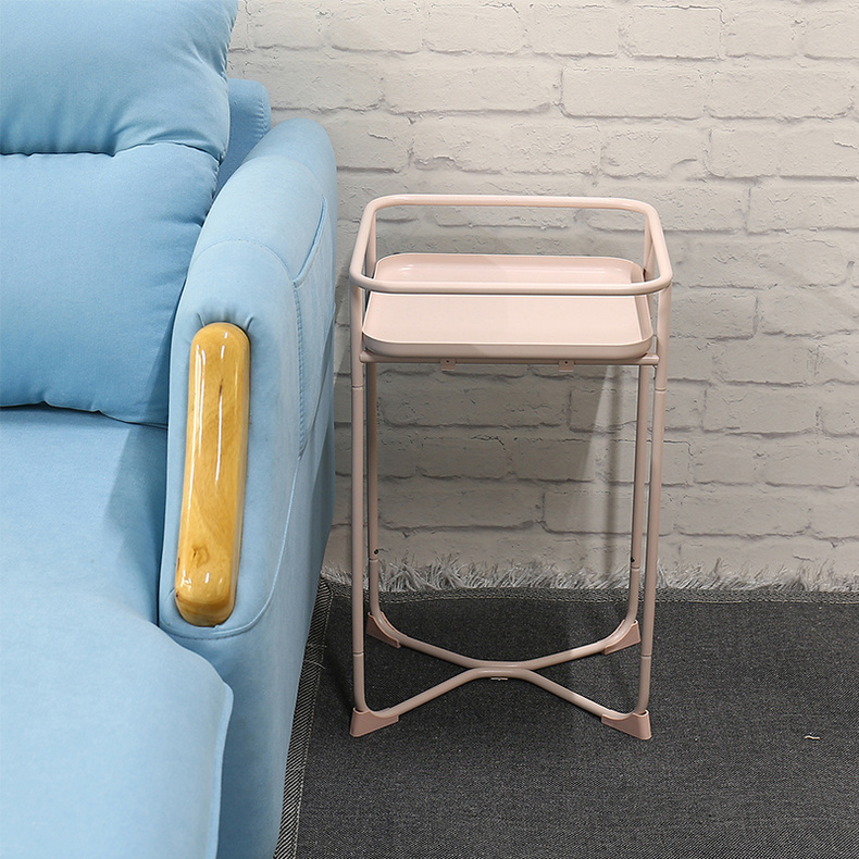 Small Metal Tray End Table Sofa Table Accent Side Table
