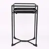 Square Iron Metal Plant Rack Flower Sofa Side Table Flower Display Stand