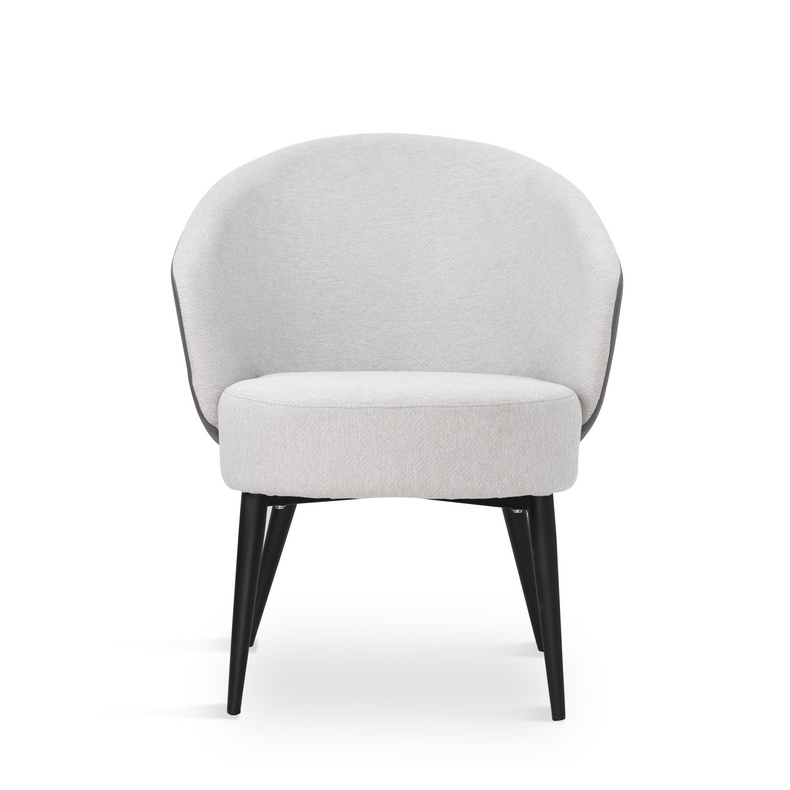 KD Design Velvet Fabric Metal Leg large Living Room Chair