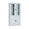 Metal and Glass Cabinets Lockable Cabinet with Door