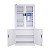 Metal and Glass Cabinets Lockable Cabinet with Door