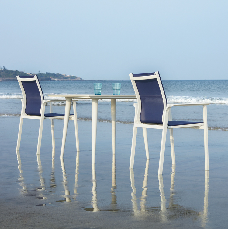 Ocean Aluminum and Textilene Dining Set