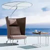 Ville High Back Lounge Chair with Canopy