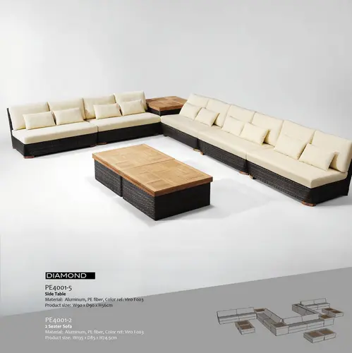 Diamond Free-style Sectional Sofa Set