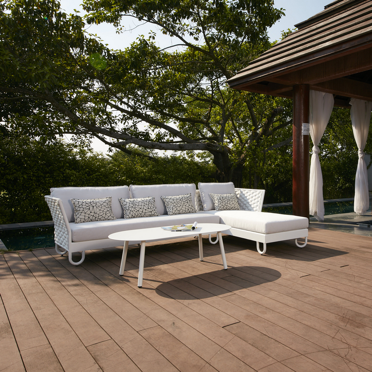 Domicile Rope Woven Corner Sofa SetWholesale market_Domicile Rope Woven