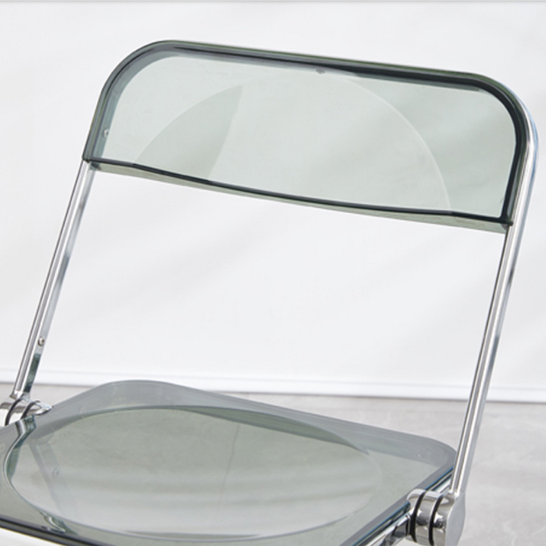 clear plastic folding chair