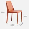 saddle leather dining chair