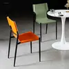 hard leather dining chair