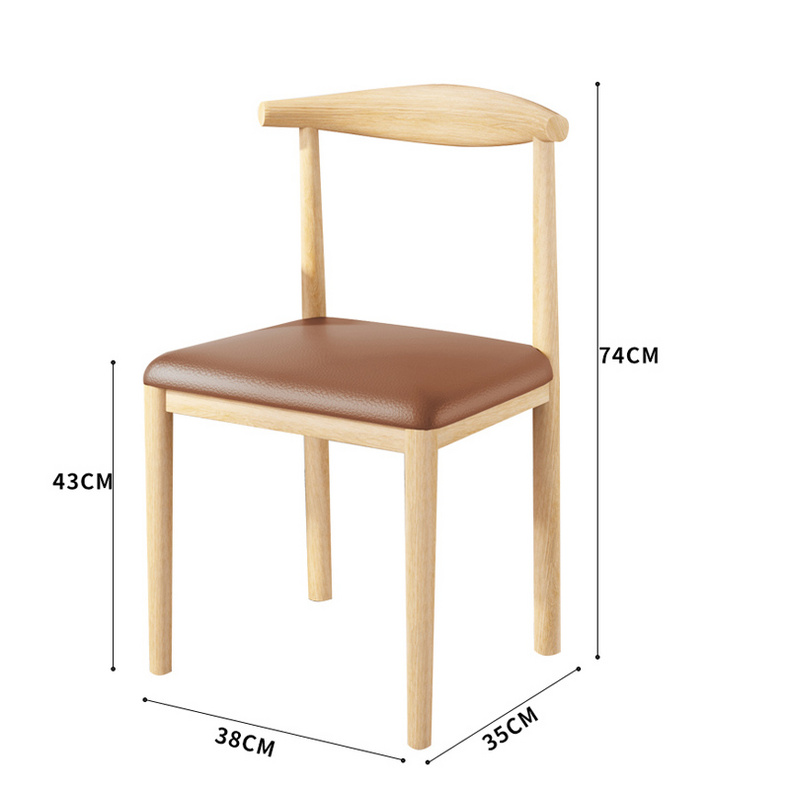 hot transfer wood color cheap dining chair