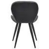 nordic style leather dining chair