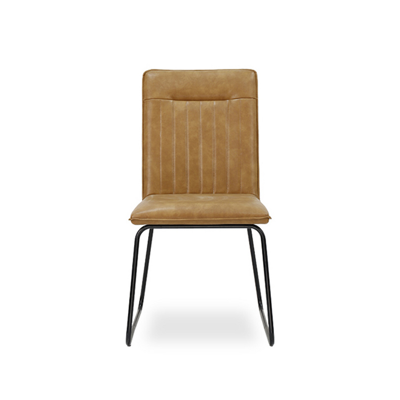 PU Dining Chair with Metal leg for dining room or living room