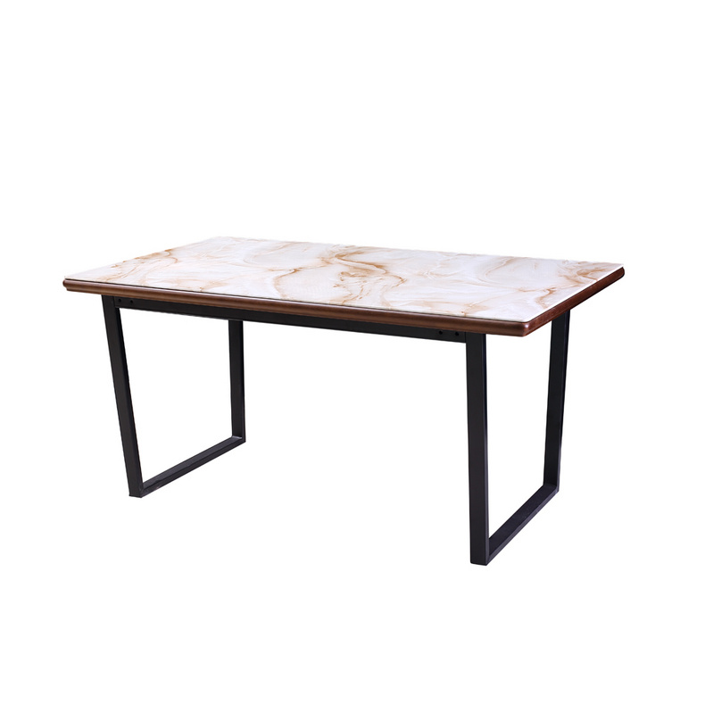 metal frame dining table