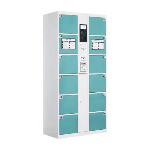 Smart Fingerprint Lock Lockers Luggage Storage Electronic Supermarket Metal Cabinet Locker