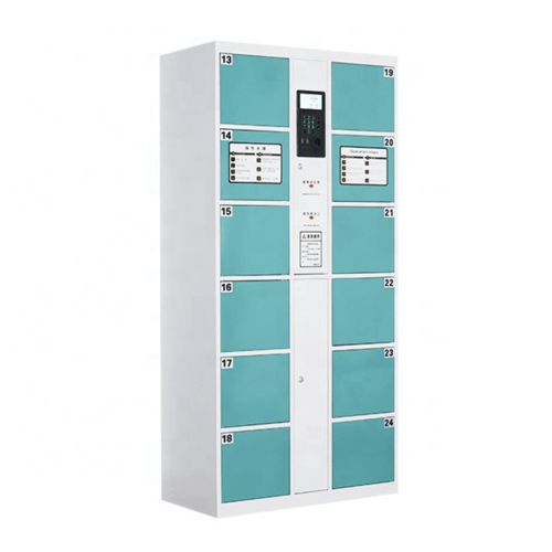 Smart Fingerprint Lock Lockers Luggage Storage Electronic Supermarket Metal Cabinet Locker