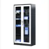 2 Glass door steel cupboard with competitive price