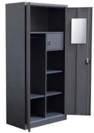 2 door metal cabinet clothing steel armable hanger cupboards almari cabinet locker bedroom wardrobe closet