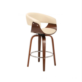 Swivelling Seat Bentwood Bar Stool Chair