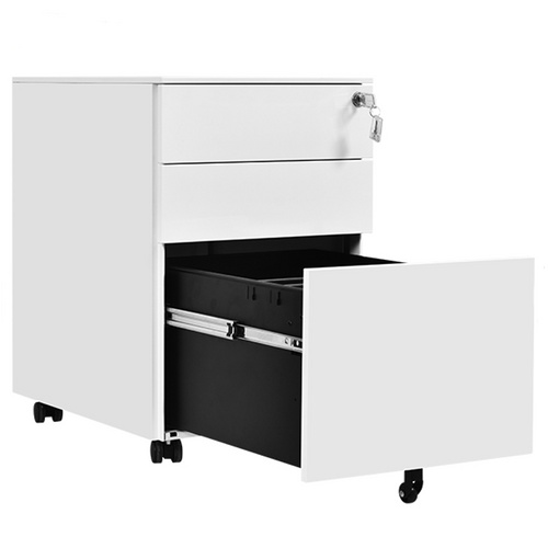 Office Filing Storage Mobile Pedestal with Anti-Tilt Design