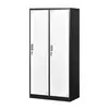 Smart Metal Storage Cabinet Steel Lockers Home Depot Tall Locker with 2 Doors