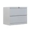 2 Drawers Lateral  Metal Wide Drawer Storage Filing Cabinet