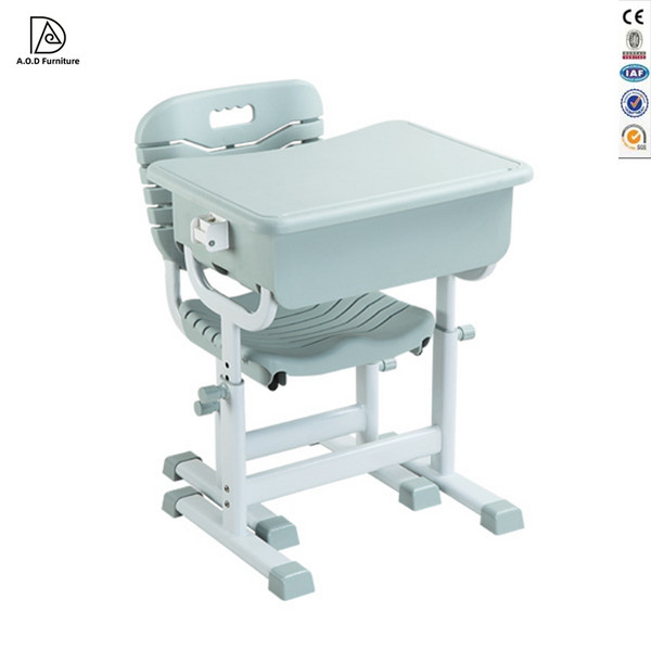 Affordable Metal-Framed Children School Desk and Chairs for Primary to Middle School
