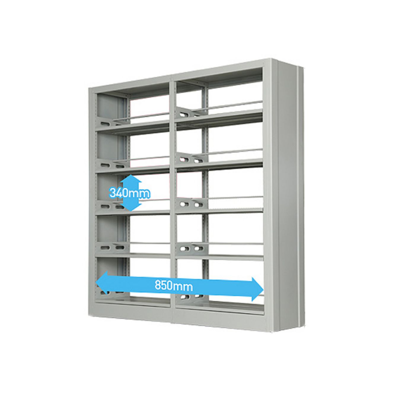 Book Organizer, Modern Metal Bookshelf