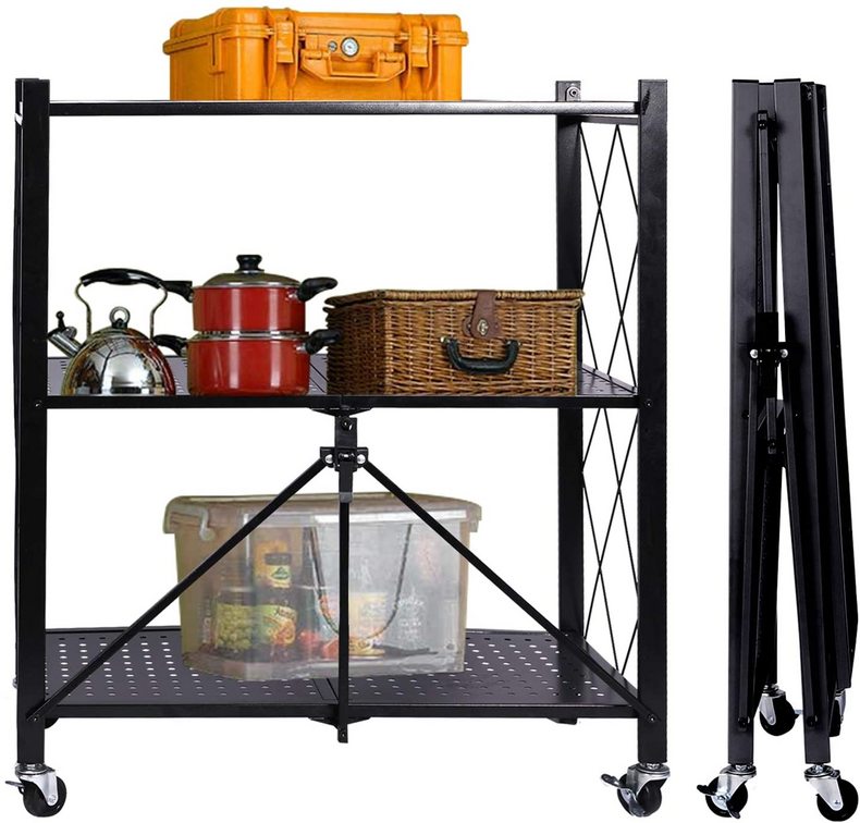 Space Saving Kitchen Folding Shelves